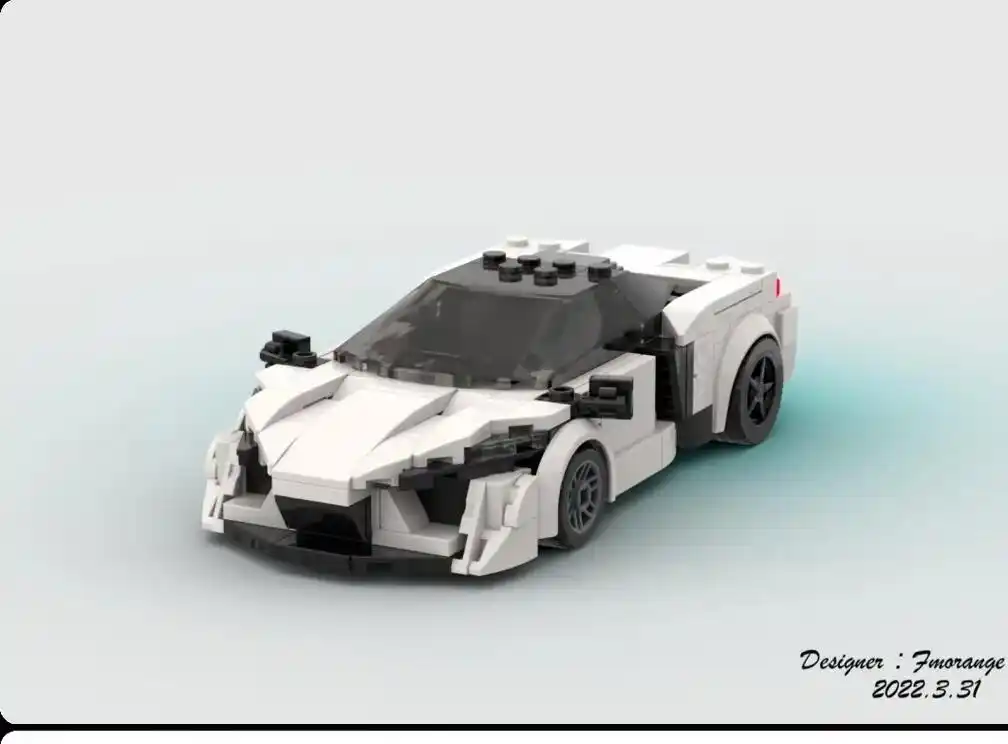 图纸分享,西尔贝跑车#乐高moc图纸 - 抖音