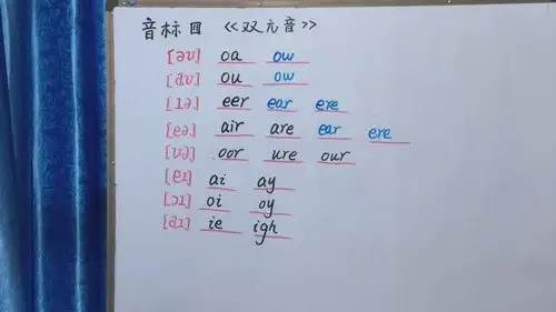 音标4-双元音