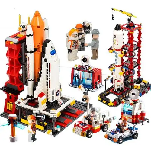 积木乐高火箭玩具航天飞机模型儿童益智男孩拼装宇宙飞船拼图6岁8
