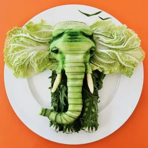 造型师jolanda stokkermans的餐桌灵感有些特别,她用米饭,面条,蔬菜泥