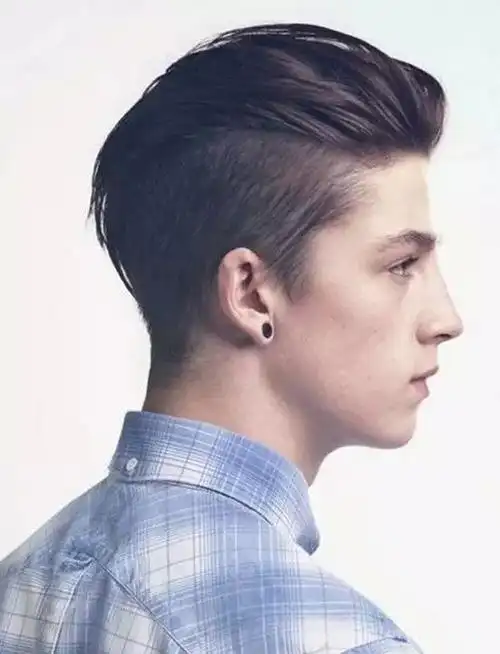 国人也适合的undercut发型小鲜肉示范潮发型