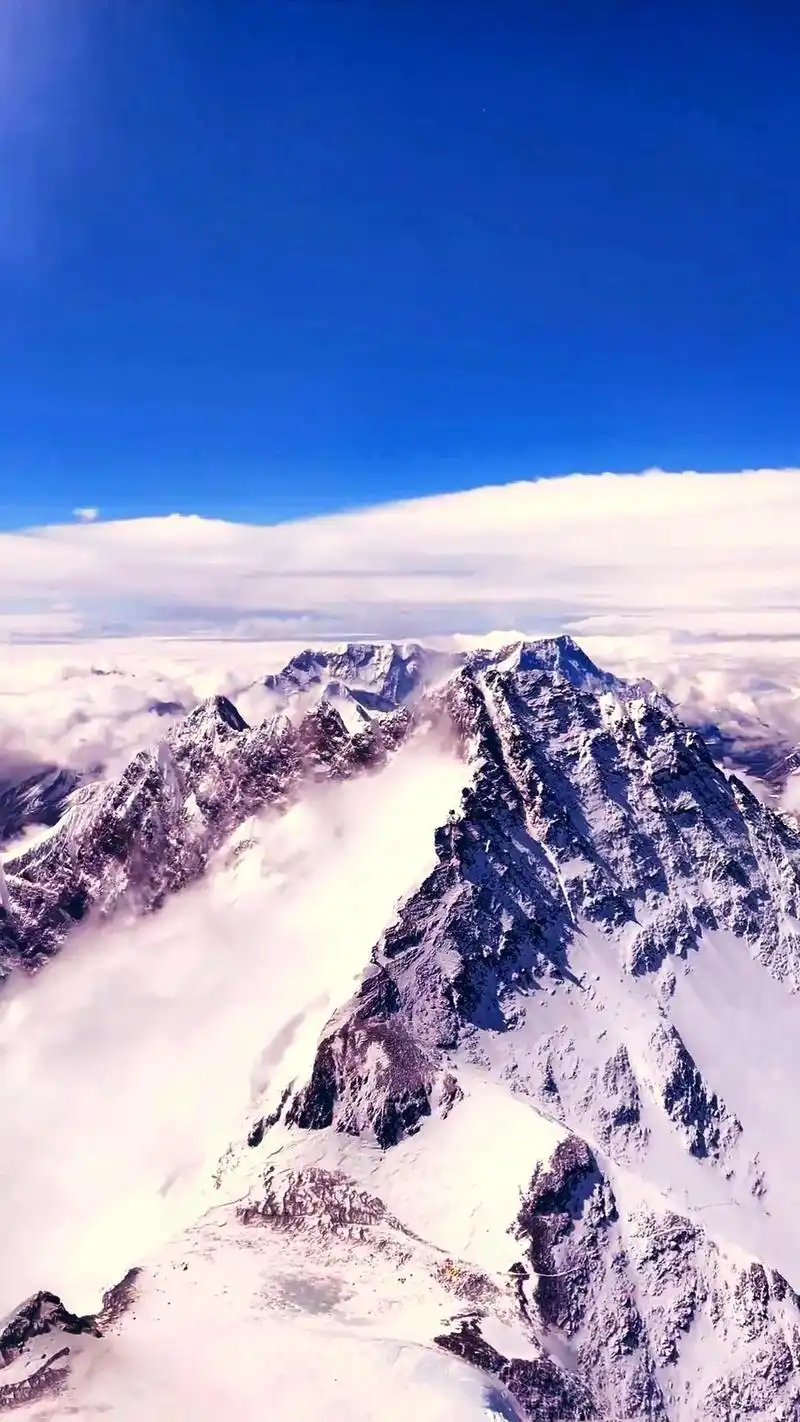 世界第二高峰一8611米的乔戈里峰#最美雪山 #最美的风景在 - 抖音