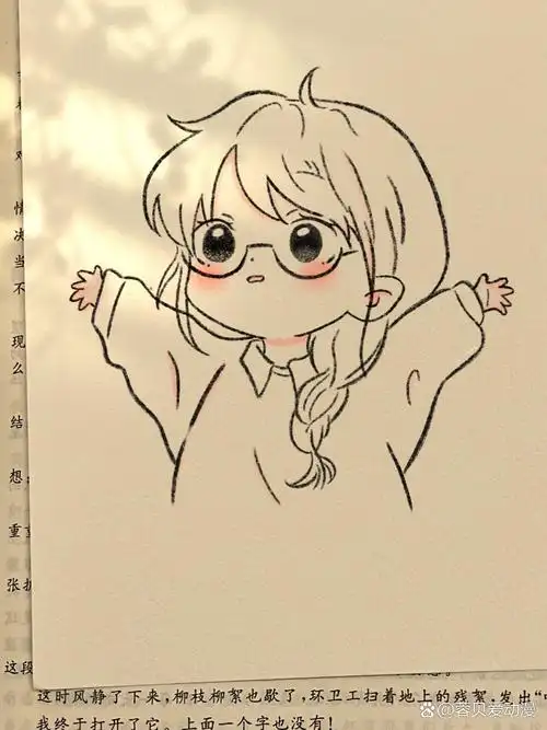 哇塞,看看这些q版简笔画,简直萌到爆炸啦!