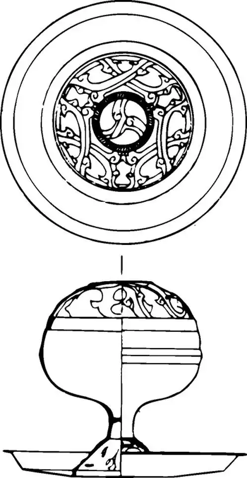 中华图案_秦汉_秦代瓦当与纹砖404402_高宽395x765_分辨率299dpi