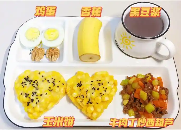 小学生营养早餐图片附有做法