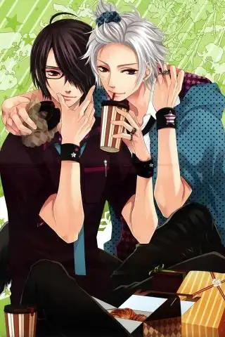 动漫手机壁纸一对好基友