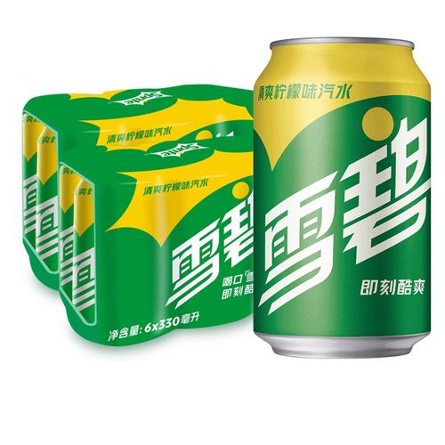 可口可乐出品雪碧柠檬味汽水330ml*6罐12罐24罐整箱拉罐碳酸饮料 雪碧