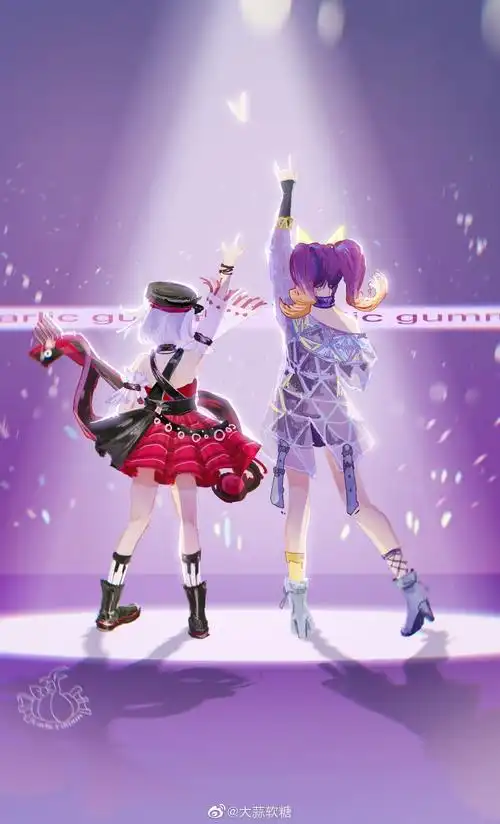 王者荣耀小乔孙尚香/画师:大蒜软糖