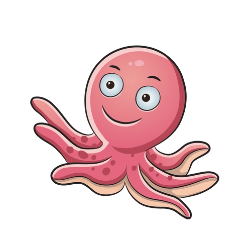 卡通章鱼图片大全_卡通章鱼png高清素材【免费下载】-90设计网
