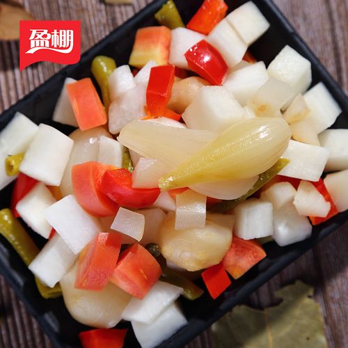 盈棚什锦萝卜藠头仔姜四川泡菜老坛母水爽脆腌制