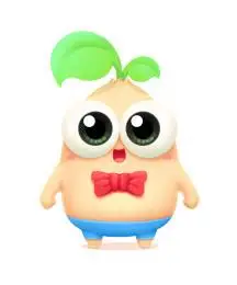 q版种子卡通形象 种子