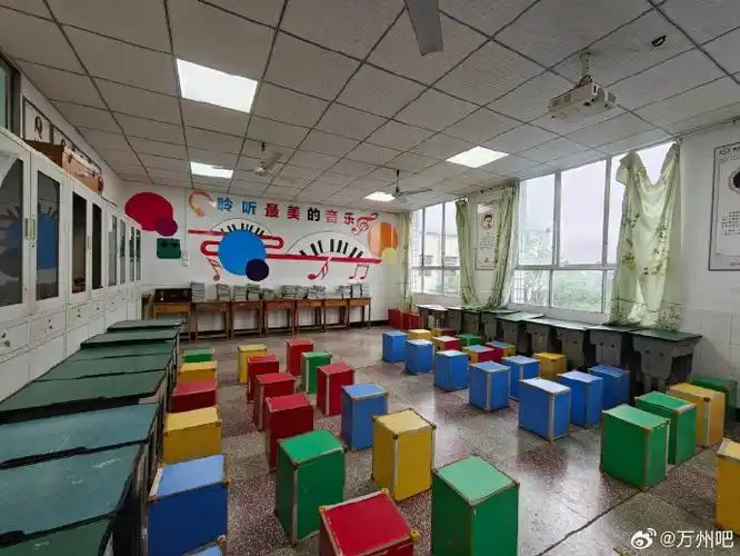 第81间#张杰音乐梦想教室#在重庆市万州区高峰中心学校授牌成立