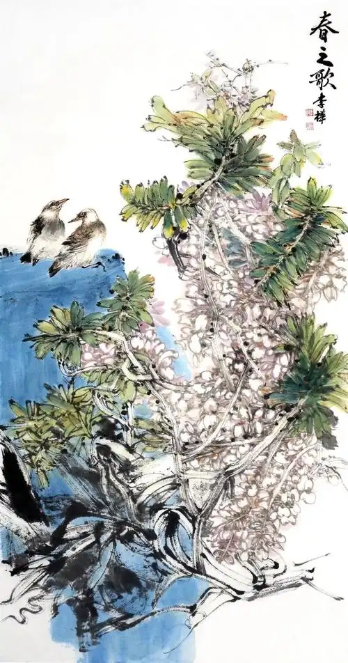 作品展|李桦 写意花鸟与人物画欣赏