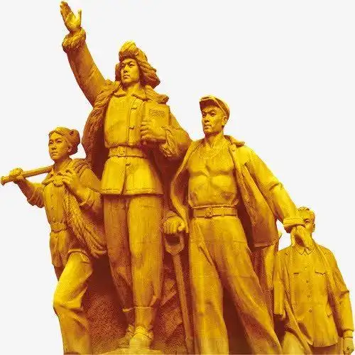 劳动人民雕刻高清素材免扣素材劳动节工人阶级雕刻元素免抠png设计