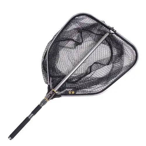 抄网钓哈哈大物铝合金巨物鱼网加深网兜兜抄网头抄网