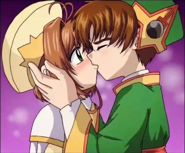 百变小樱  #狼樱cp  最后一张图=小狼和小樱变小=小狼小樱生的鹤佑