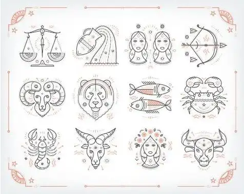 十二星座简笔画上十二星座简笔画12星座怎么画12星座怎么画简笔画十二