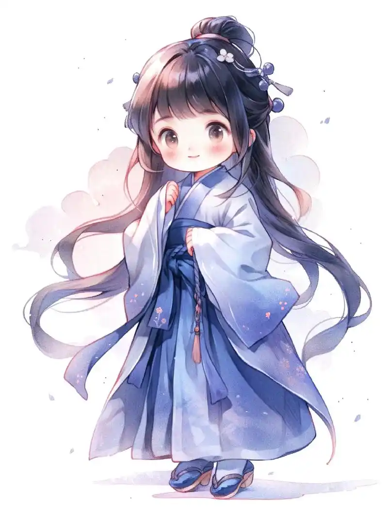 古风七仙女之蓝衣仙子  大家给她取个好听的名字.