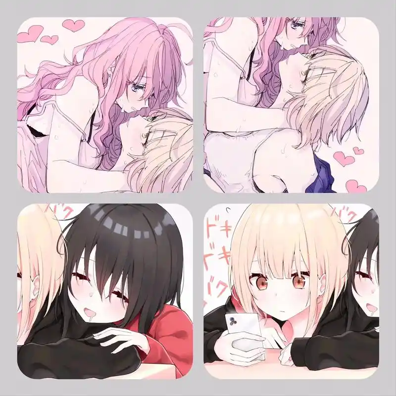 女孩子之间最美好了!#动漫情头 #百合头像 #拉拉头像 #l - 抖音