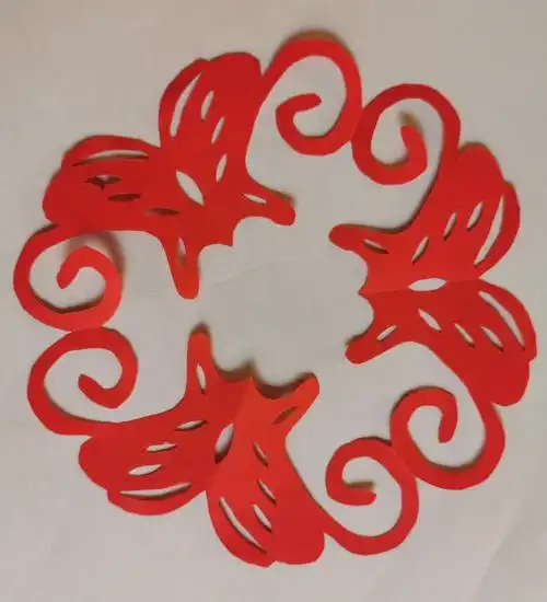 玉如意剪纸图案 手工剪纸图片大全简单-普车都