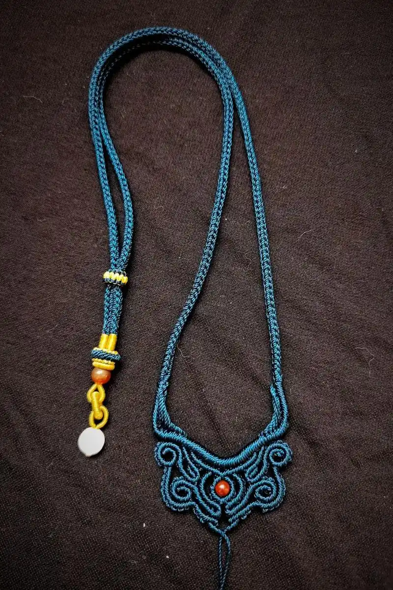 古风项链绳吊坠绳毛衣链