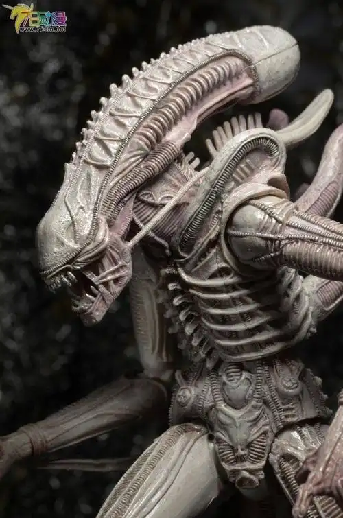 neca 7寸系列 普通版 电影 异形2 白化病异形 第9代