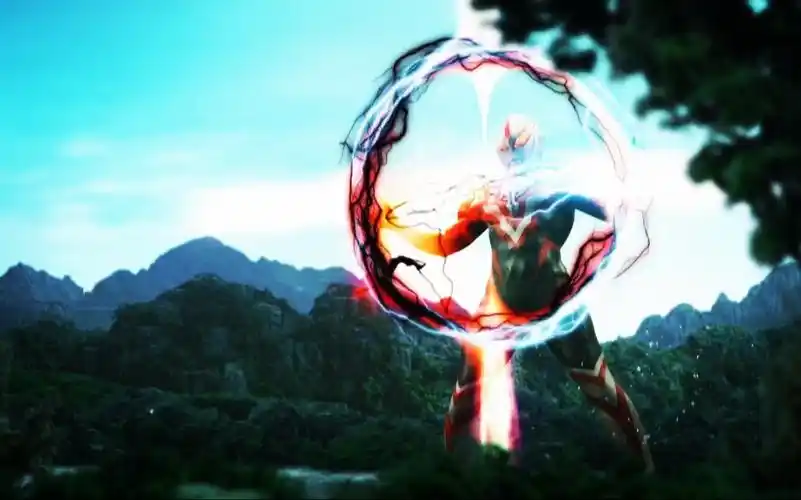 奥特银河格斗3命运的冲突01 欧布暗耀 健身教练遇上厨师_哔哩哔哩