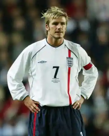 欧锦赛英格兰22马其顿贝克汉姆很失落图文