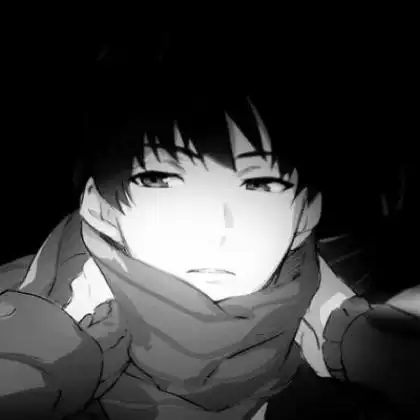 世界再大也要流浪去,黑白男动漫霸气冷酷无情-卡通头像