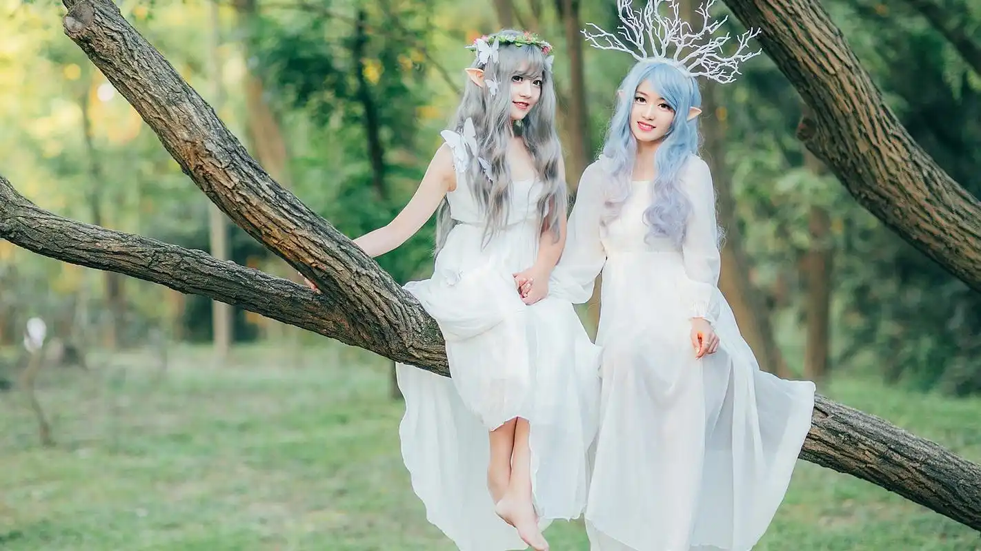 心有灵犀闺蜜姐妹照