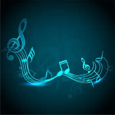 喷溅泼墨水墨水彩音乐背景小清新活泼音乐文化墙简约创意时尚炫彩音乐