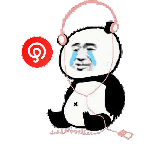 熊猫头听音乐表情包熊猫音乐表情