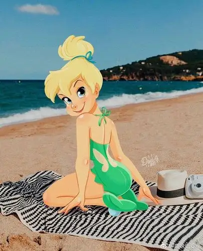 当迪士尼的公主们穿上比基尼插画家dariainsdariart