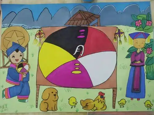 情满八桂画意壮乡三月三主题绘画比赛评选结果出炉啦