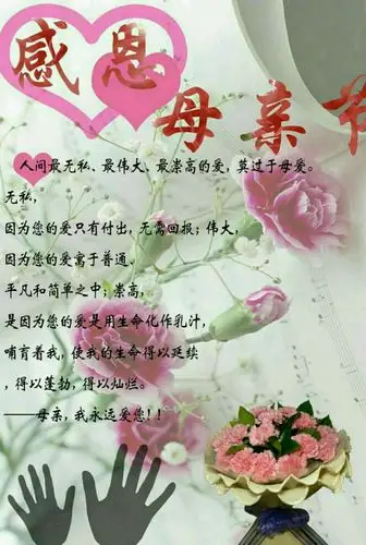 8献礼母亲节!