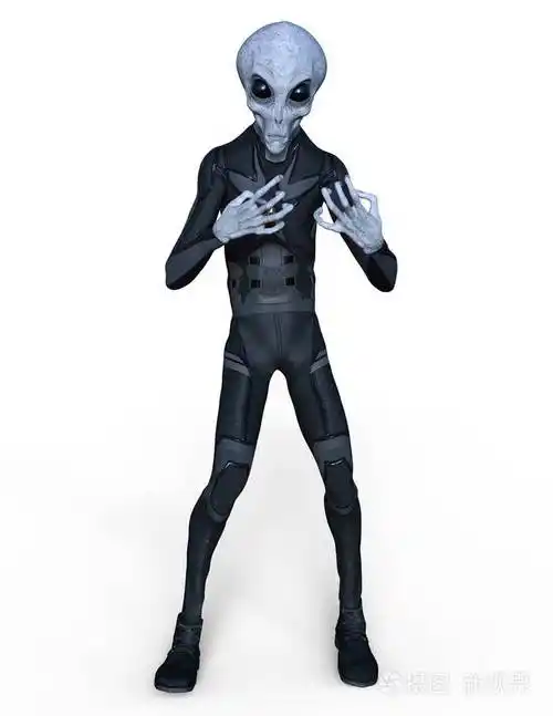 外星人三维cg渲染外星人