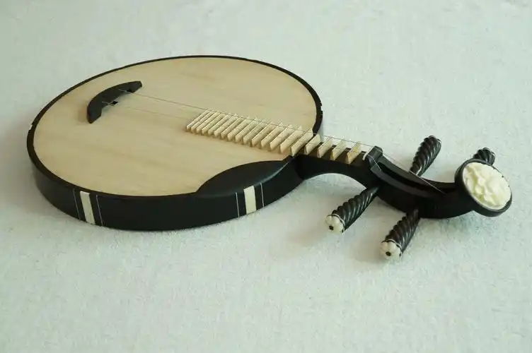 专业黑檀月琴 民族乐器民乐月琴京剧月琴西皮二黄送拨片