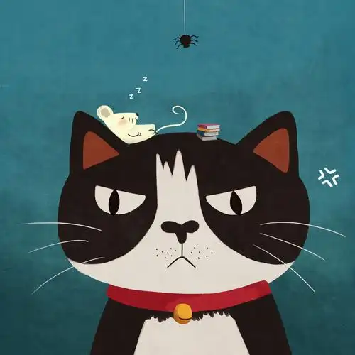 猫咪|插画|插画习作|千寻阿 - 原创作品 - 站酷 (zcool)