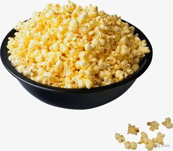 爆米花png素材透明免抠图片动植人物