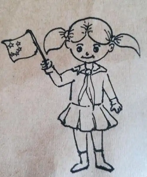 我爱祖国儿童画怎么画