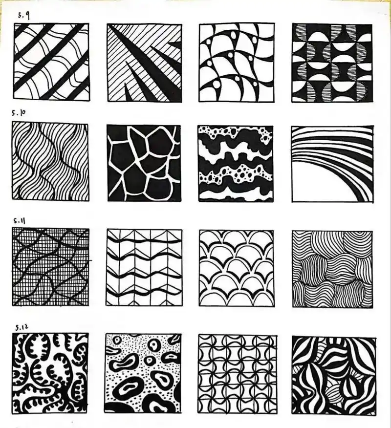 黑白素材#画画 #简笔画 #手绘 #创意美术 #绘 - 抖音