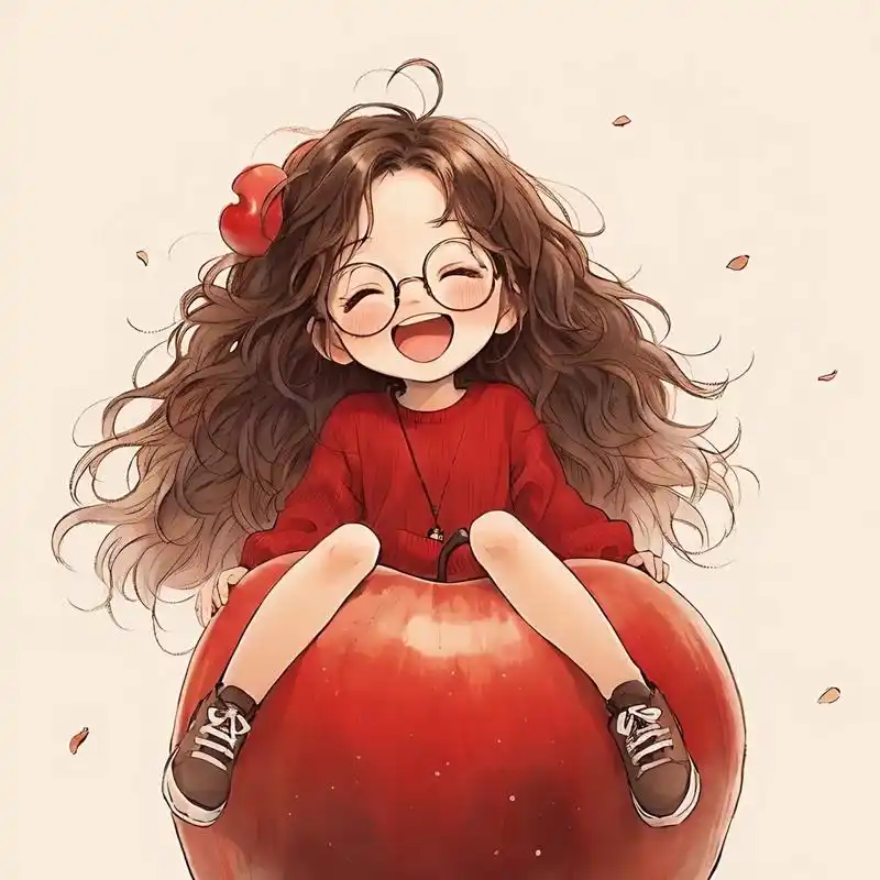 平安喜乐小女孩头像99