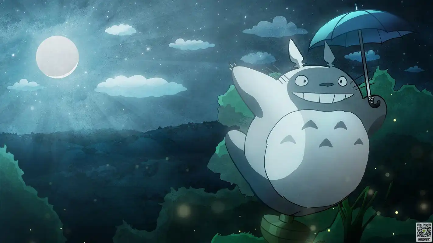 高清动漫壁纸图片龙猫