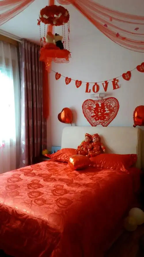家里的婚房布置的美美哒,,感谢舅妈们,感谢大姨,感谢表姐表妹们的辛勤