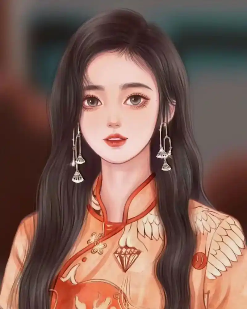 鞠婧祎动漫图片