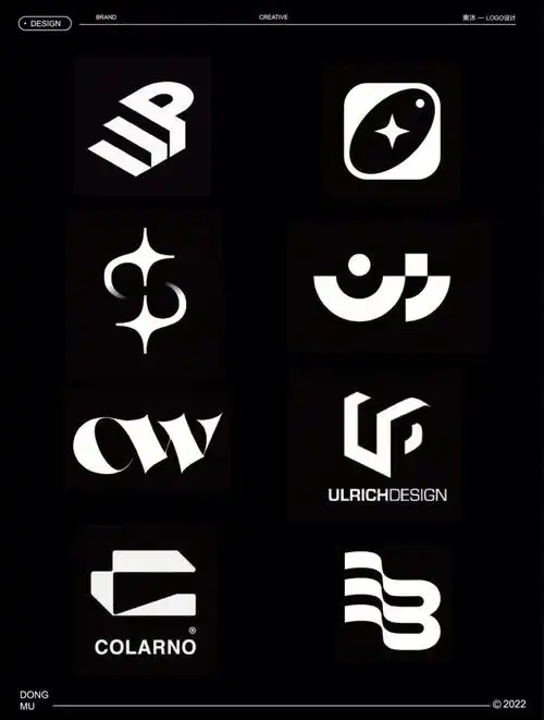 优秀案例本期分享主题:高级创意感的简约logo设计