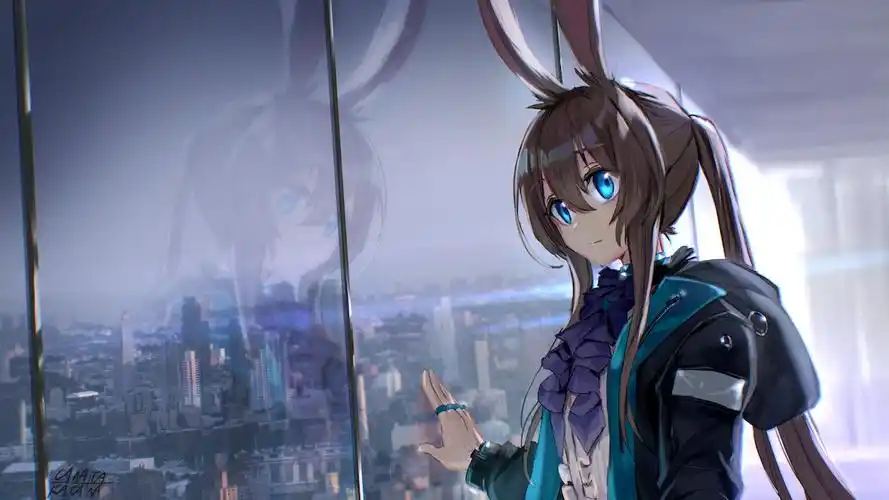 明日方舟第五十八期年黑兔子白兔子白丝阿米娅p站精选方舟美图壁纸qwq