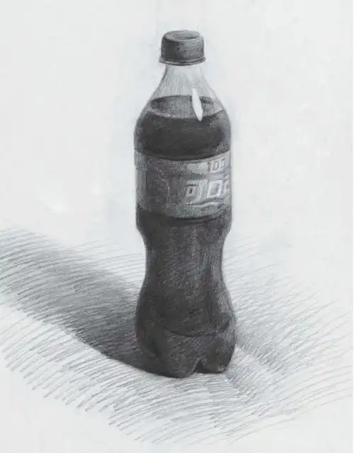 可口可乐瓶素描
