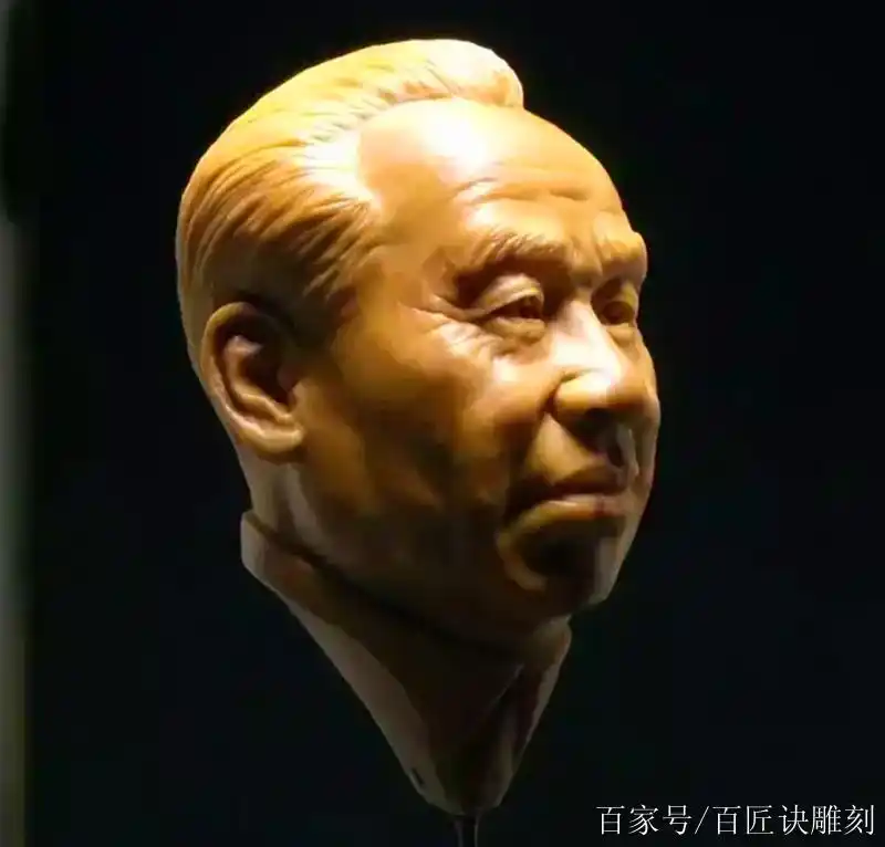 东阳核雕-用橄榄核雕刻的人物肖像比照片还要美