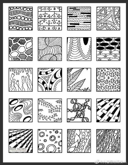 线描的点线面素材参考.